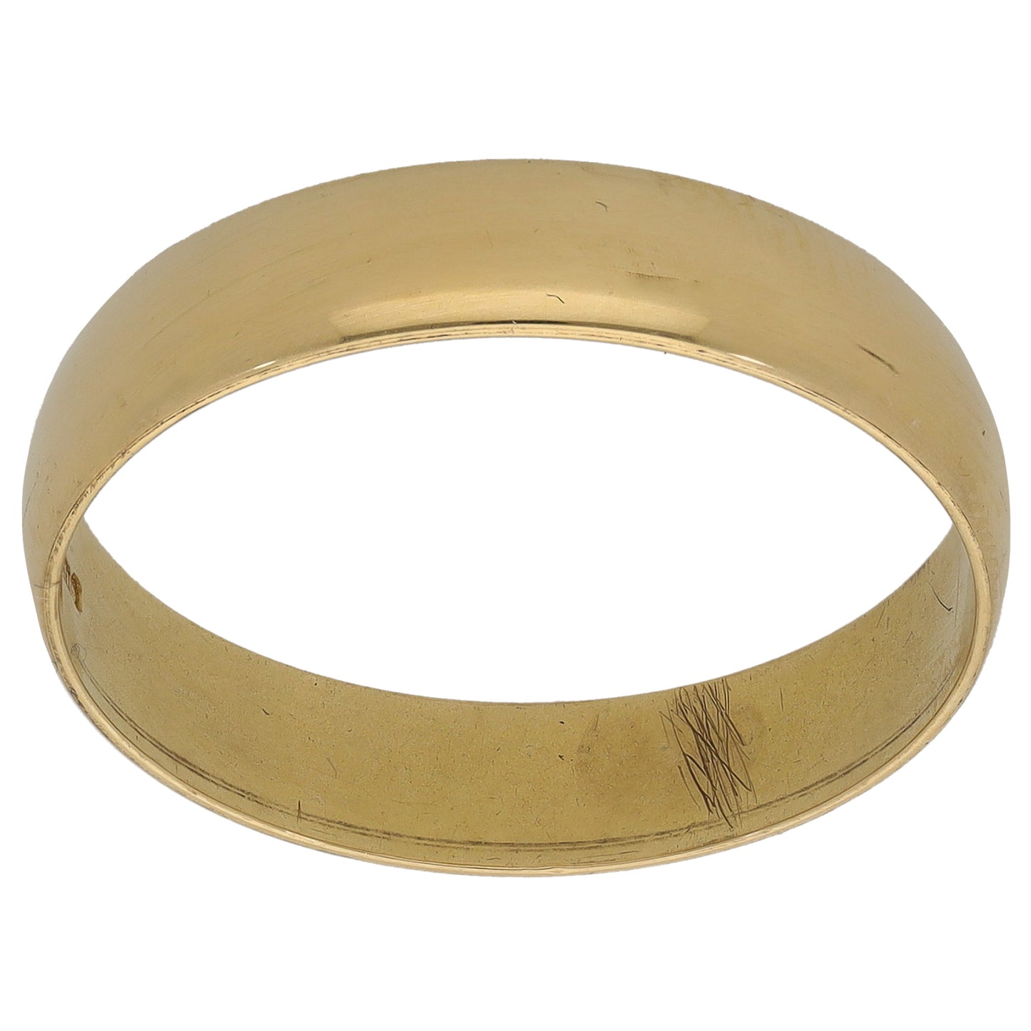 18ct Gold Plain Wedding Ring Size X