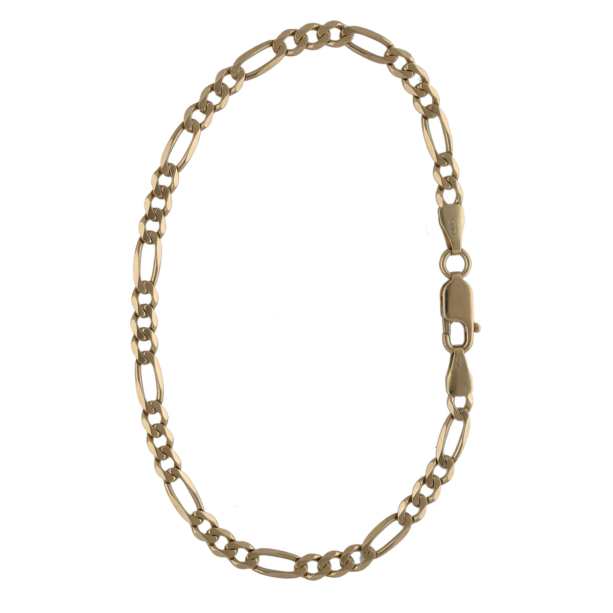 9ct Gold Figaro Bracelet
