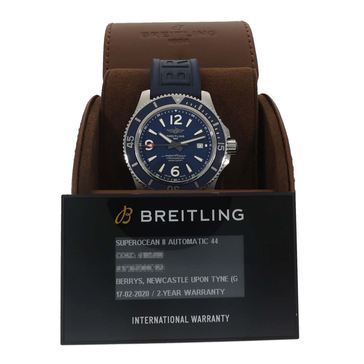Breitling Superocean A17367 44mm Stainless Steel Watch