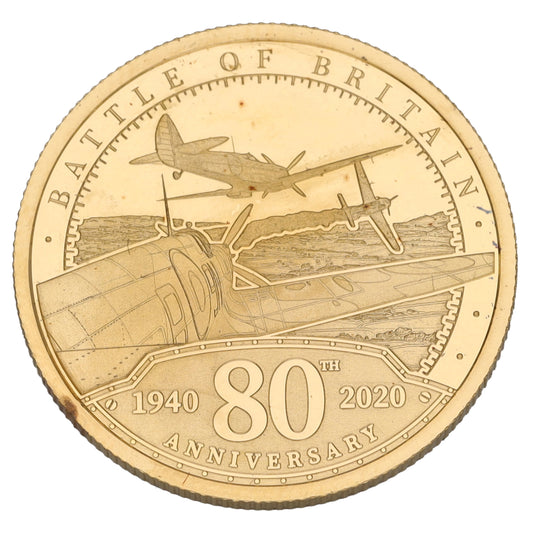 22ct Gold Battle Of Britain 80th Anniversary Full Sovereign Coin 2020