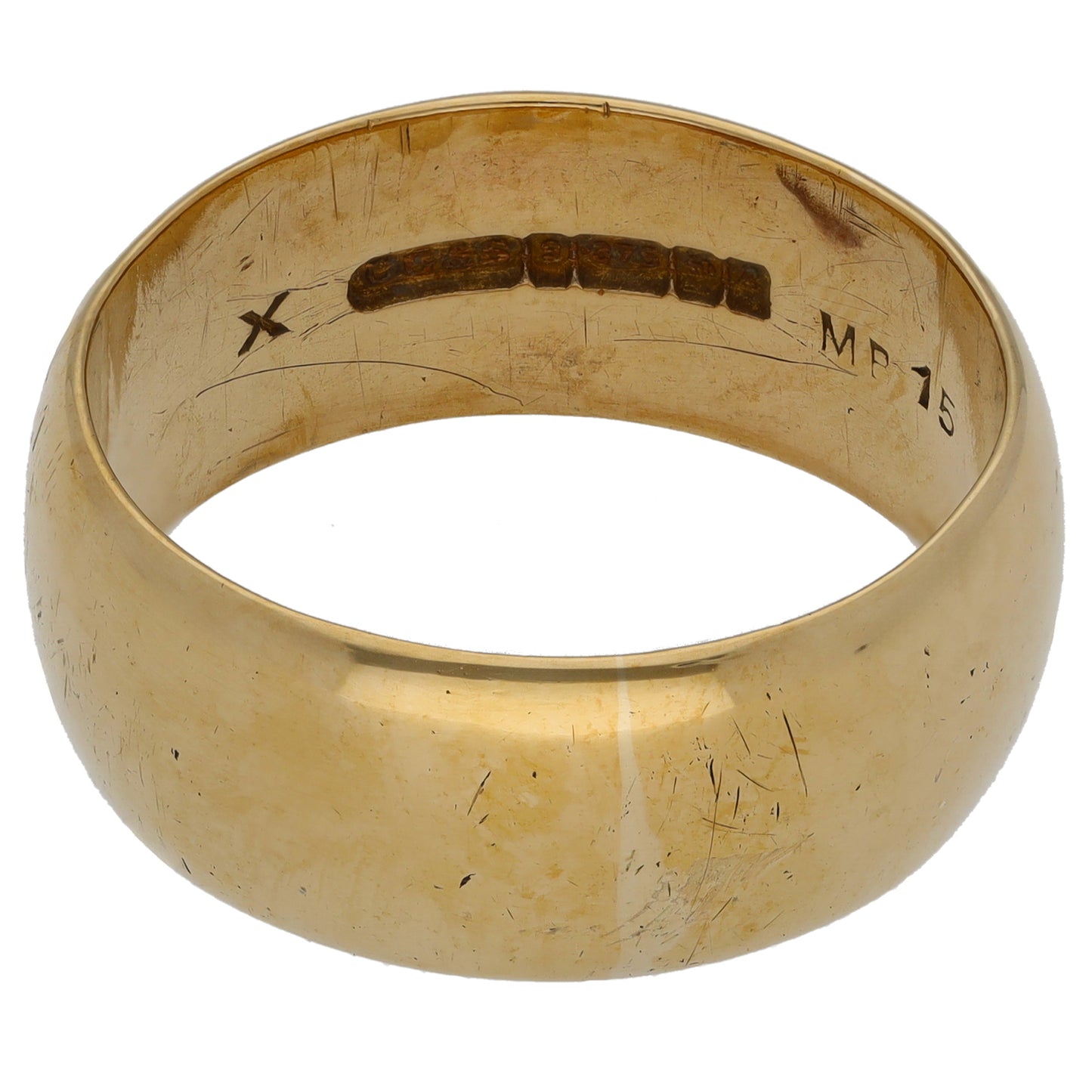 9ct Gold Plain Wedding Ring Size Y
