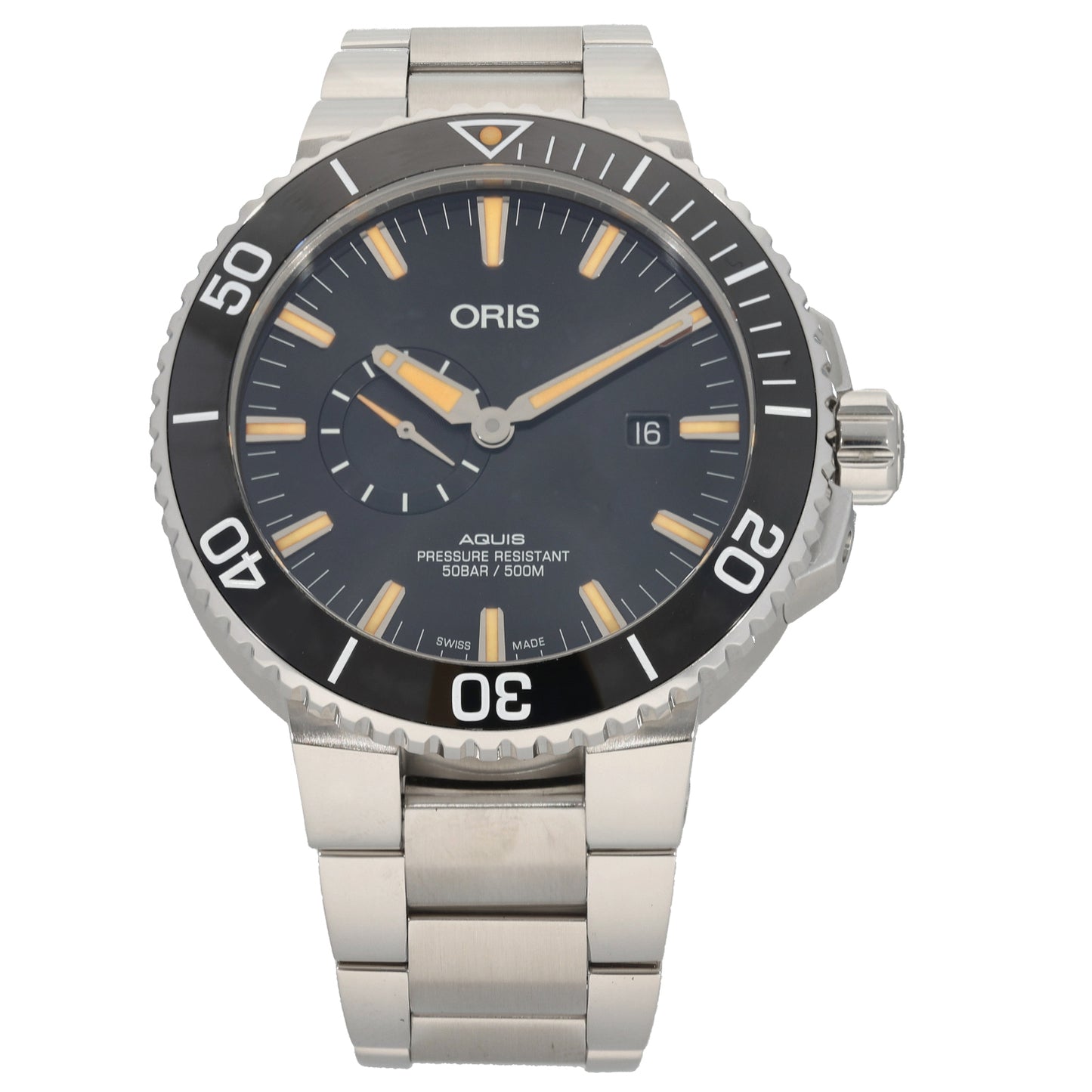Oris Aquis 7733 45.5mm Stainless Steel Watch