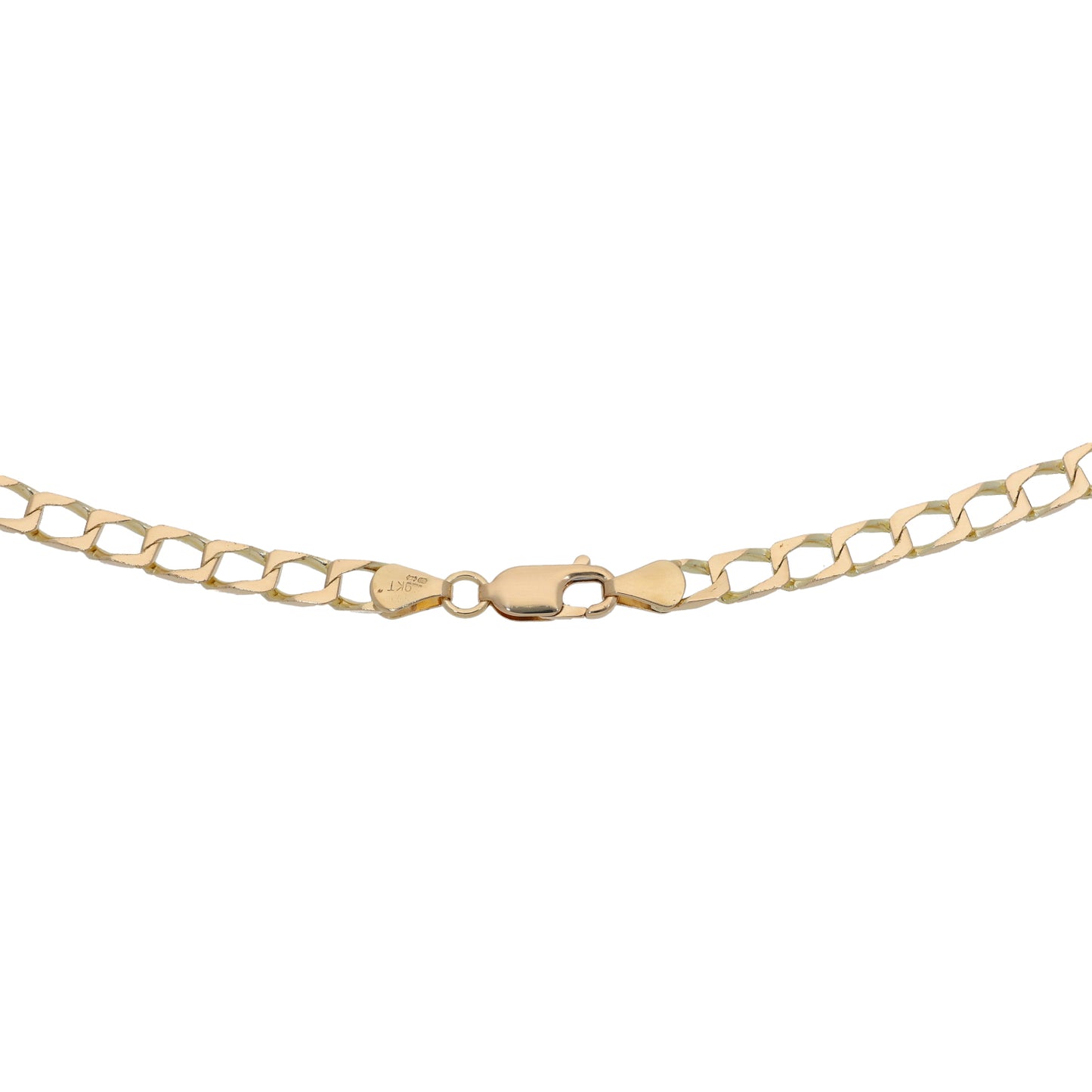 9ct Gold Curb Chain 16"