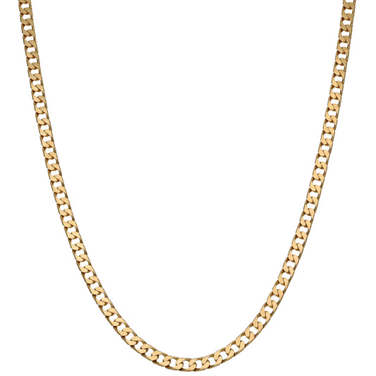 9ct Gold Curb Chain 18"