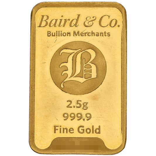 24ct 2.5g Gold Bar