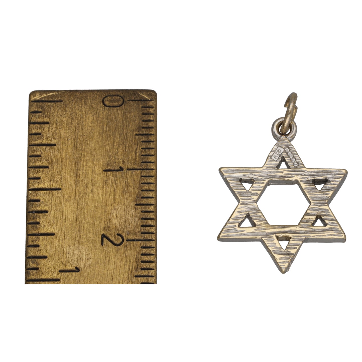 9ct Gold Star of David Pendant