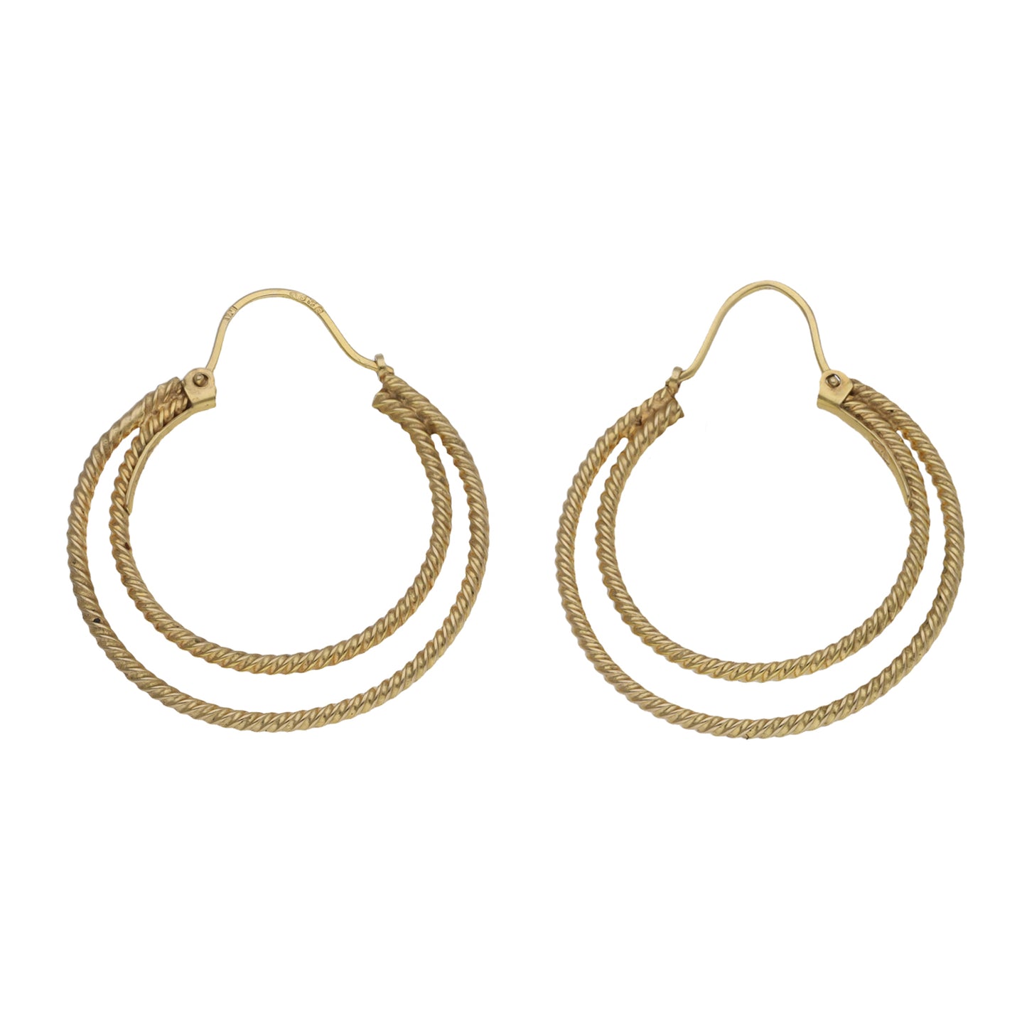9ct Gold Creole Earrings