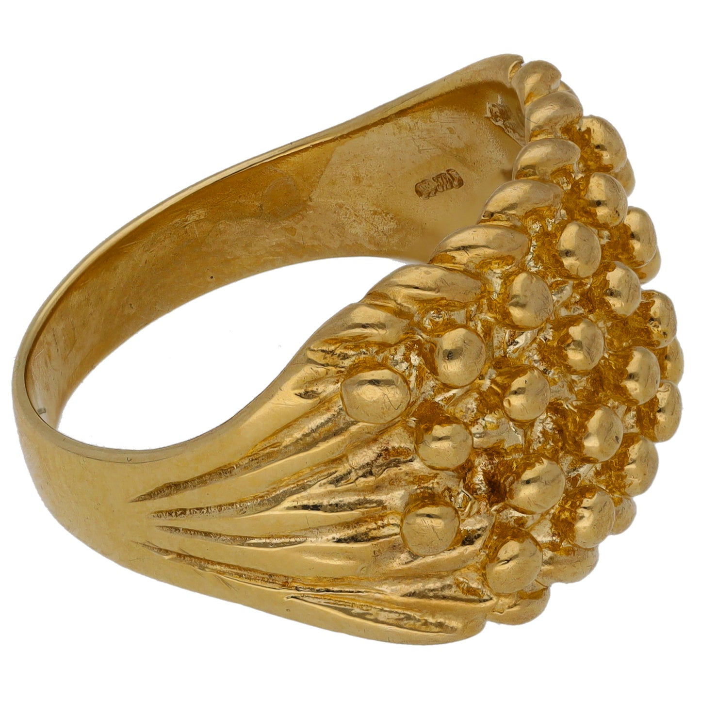9ct Gold Keeper Ring Size V