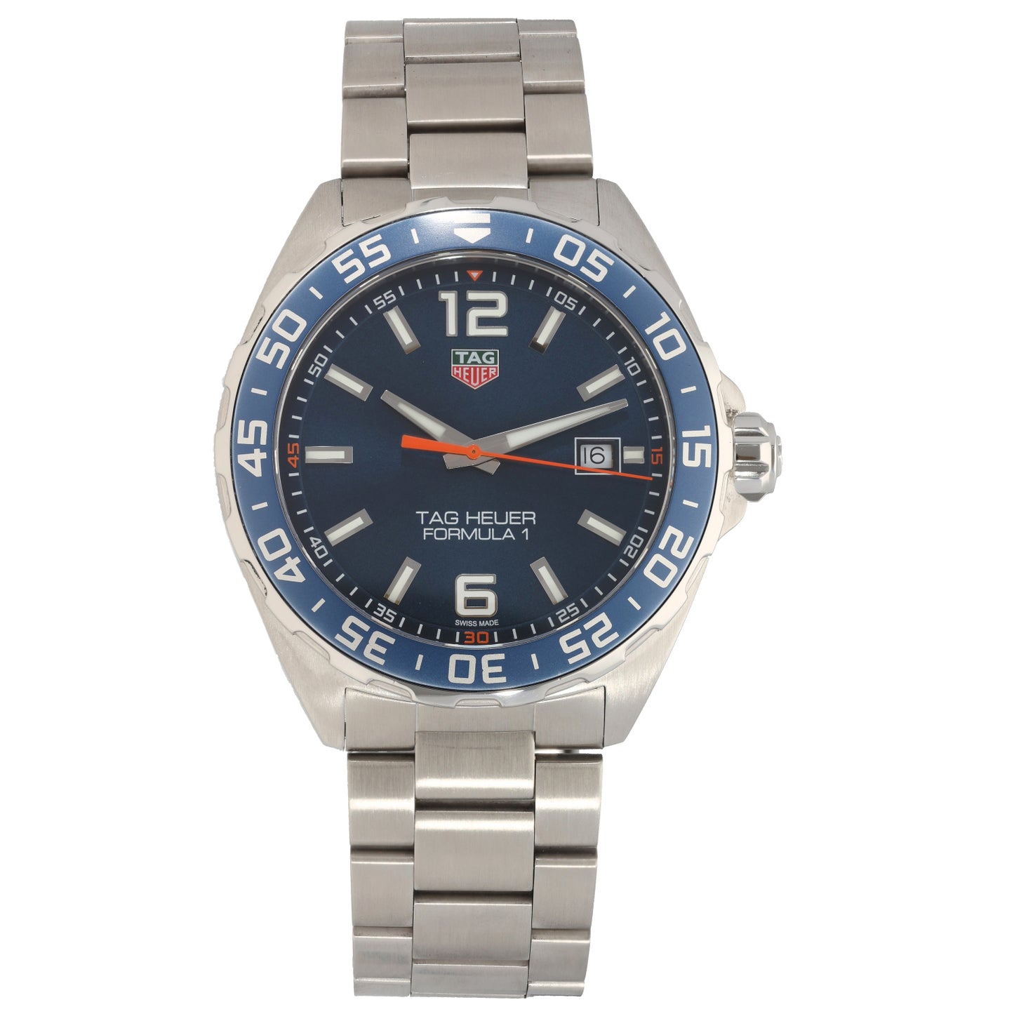 Tag Heuer Formula 1 WAZ1010 43mm Stainless Steel Watch