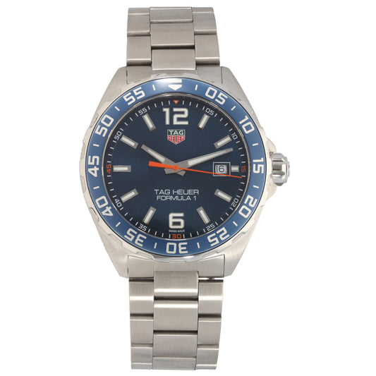 Tag Heuer Formula 1 WAZ1010 43mm Stainless Steel Watch
