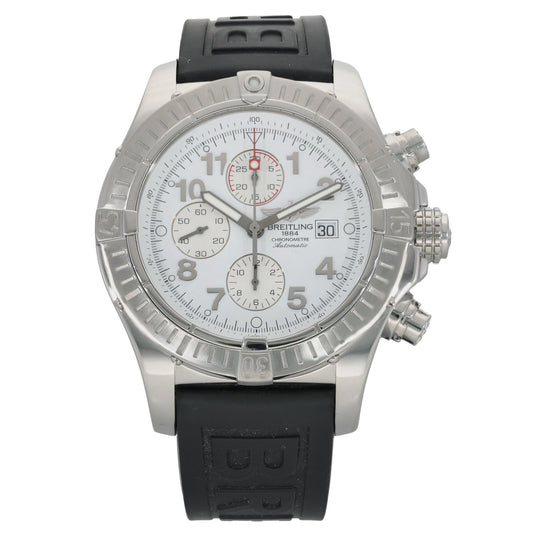 Breitling Super Avenger A13370 48.5mm Stainless Steel Watch
