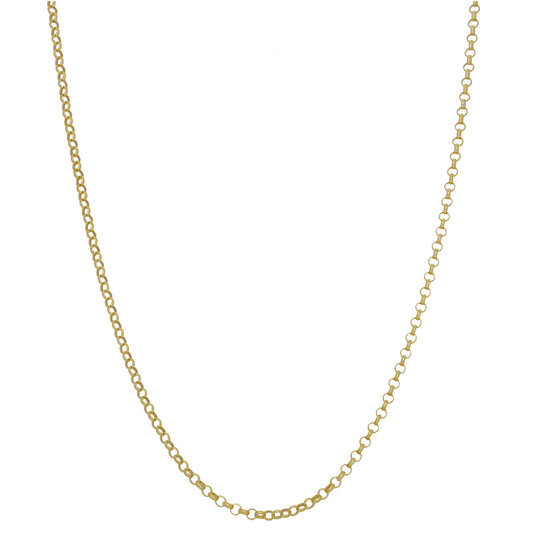 New 9ct Gold Belcher Chain 22"