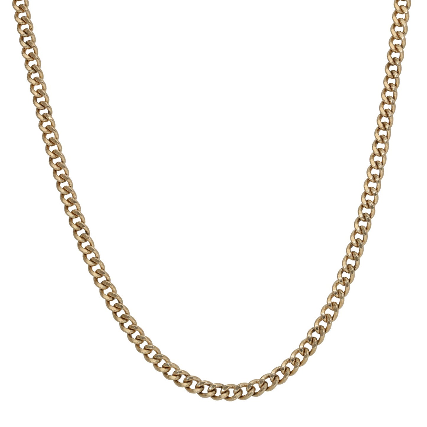 9ct Gold Curb Chain 28"