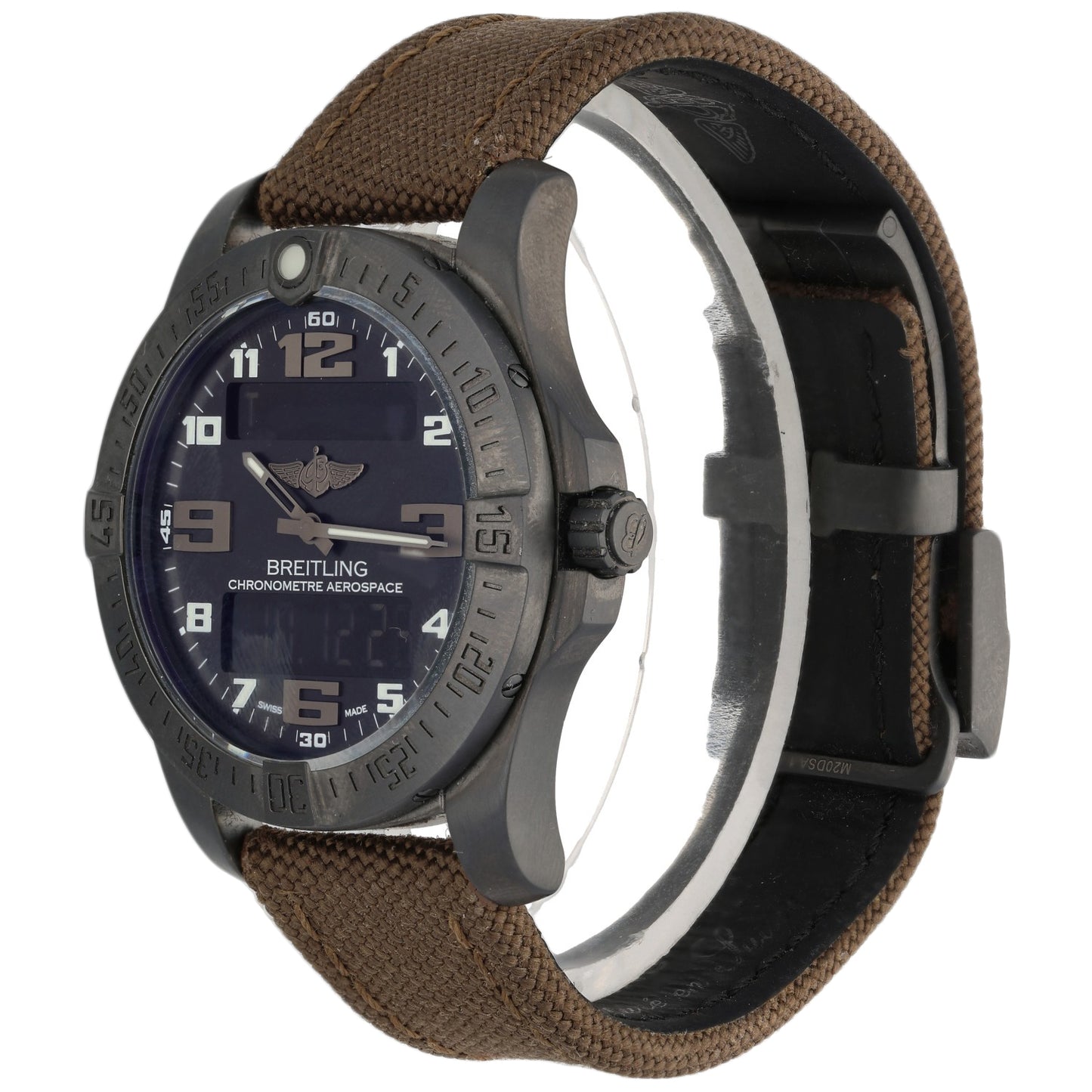 Breitling Aerospace Evo Night Mission V79363 43mm DLC Titanium Watch
