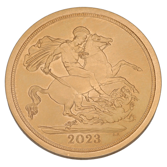 22ct Gold King Charles III Full Sovereign Coin 2023