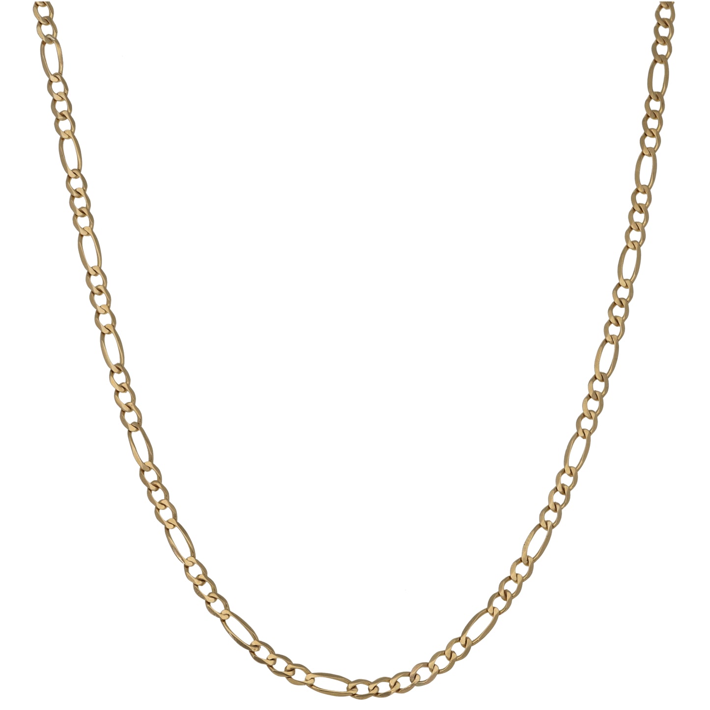 9ct Gold Figaro Chain 18"