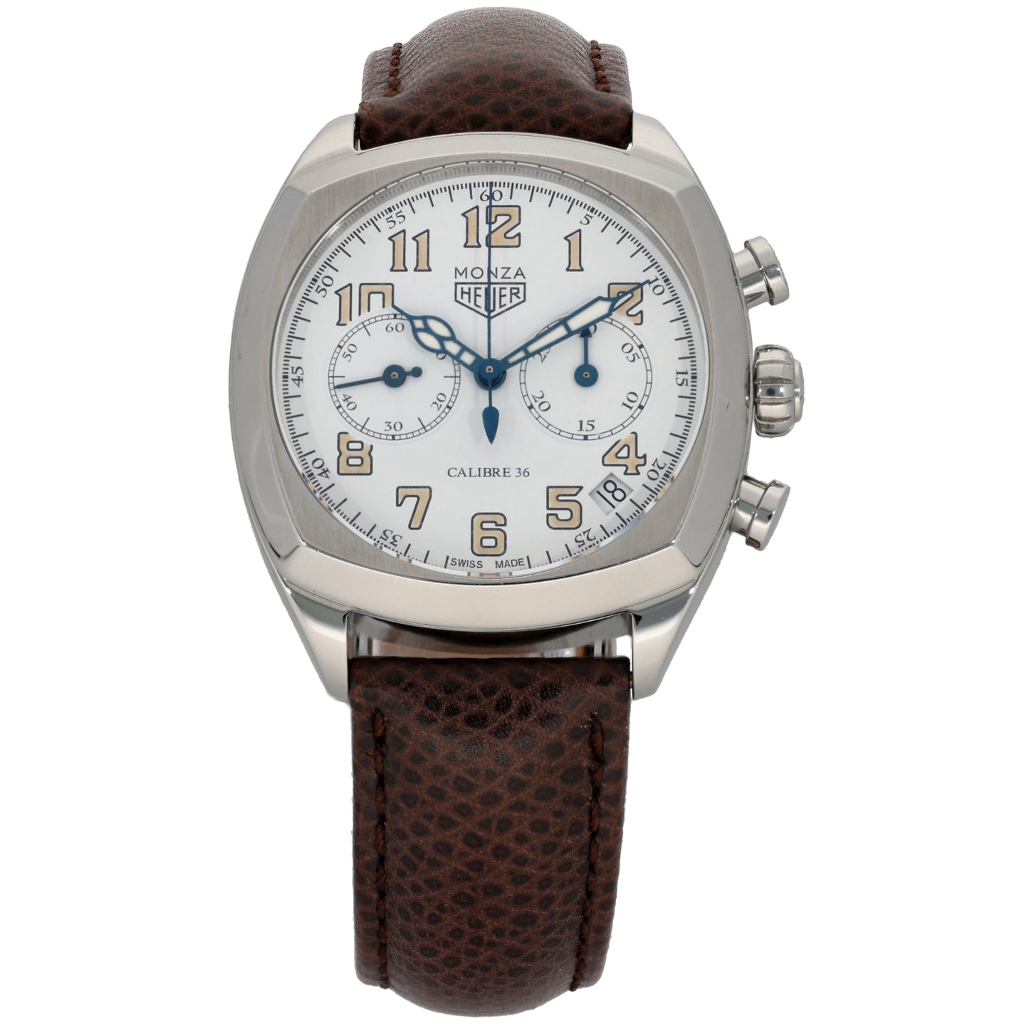 Tag Heuer Monza Classic CR5112 37mm Stainless Steel Watch