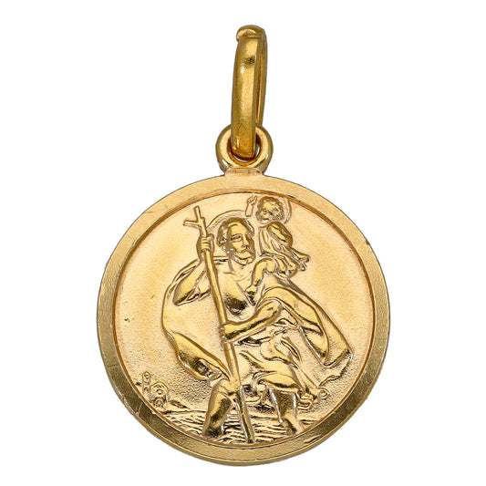 9ct Gold St Christopher Pendant