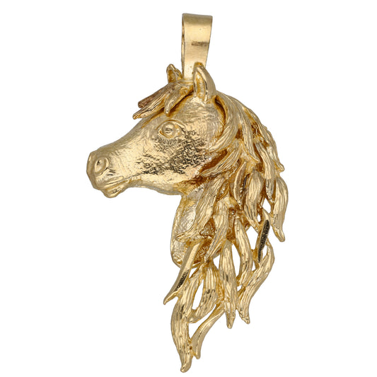 9ct Gold Horse Pendant