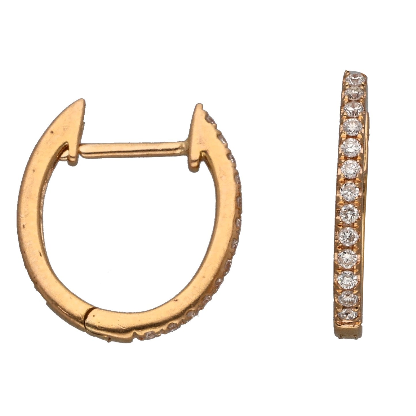 9ct Gold 0.13ct Diamond Dress/Cocktail Earrings