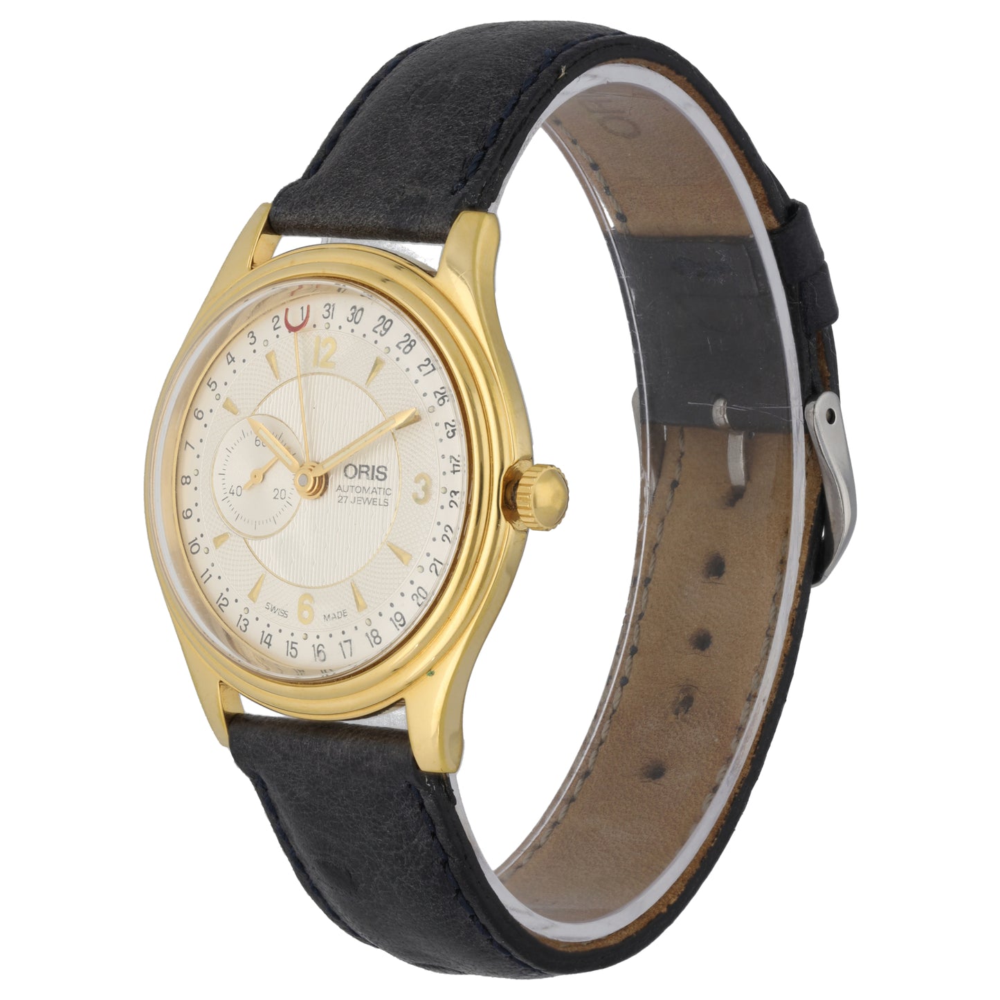 Oris Pointer Date 7461 36mm Gold Plated Watch