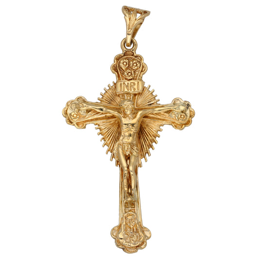 9ct Gold Crucifix Pendant
