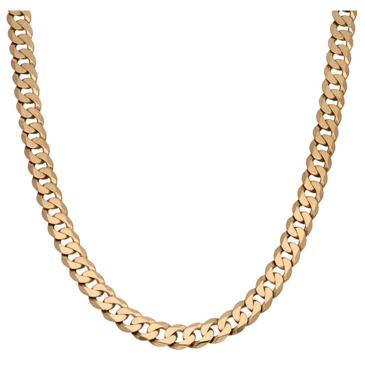 9ct Gold Curb Chain 20"