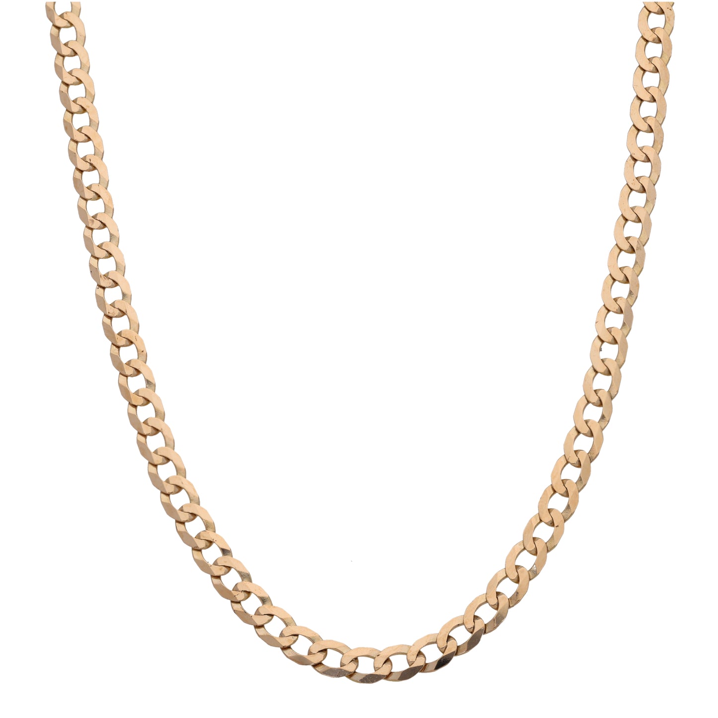 9ct Gold Curb Chain 20"