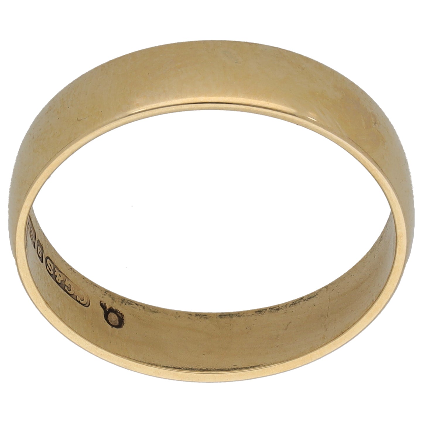 9ct Gold Plain Wedding Ring Size Q