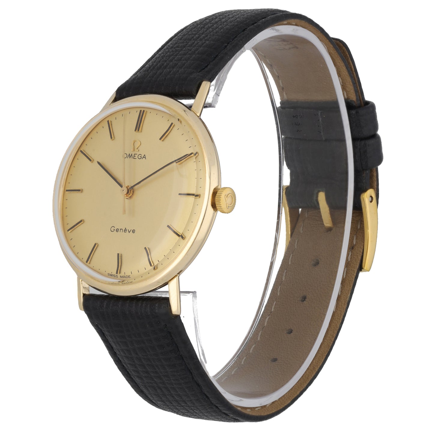 Omega Geneve 131.5016 33.5mm Gold Watch