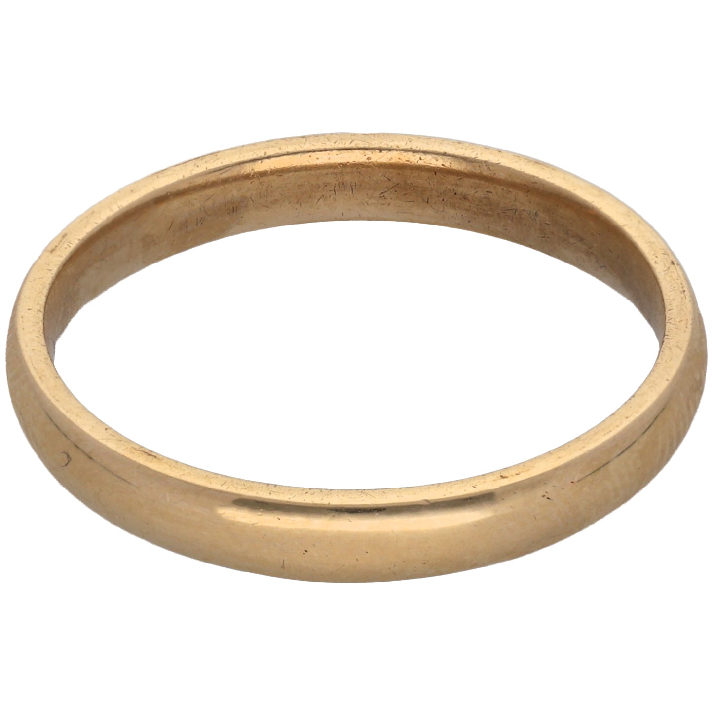 9ct Gold Plain Wedding Ring Size U
