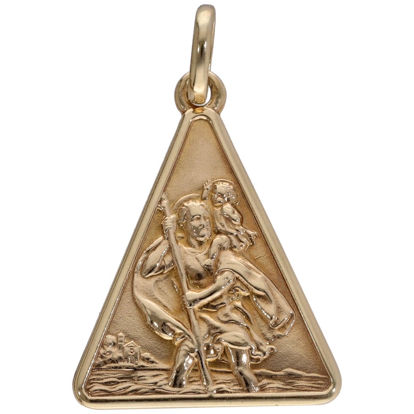 9ct Gold St Christopher Pendant
