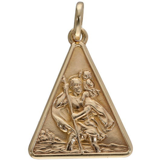 9ct Gold St Christopher Pendant