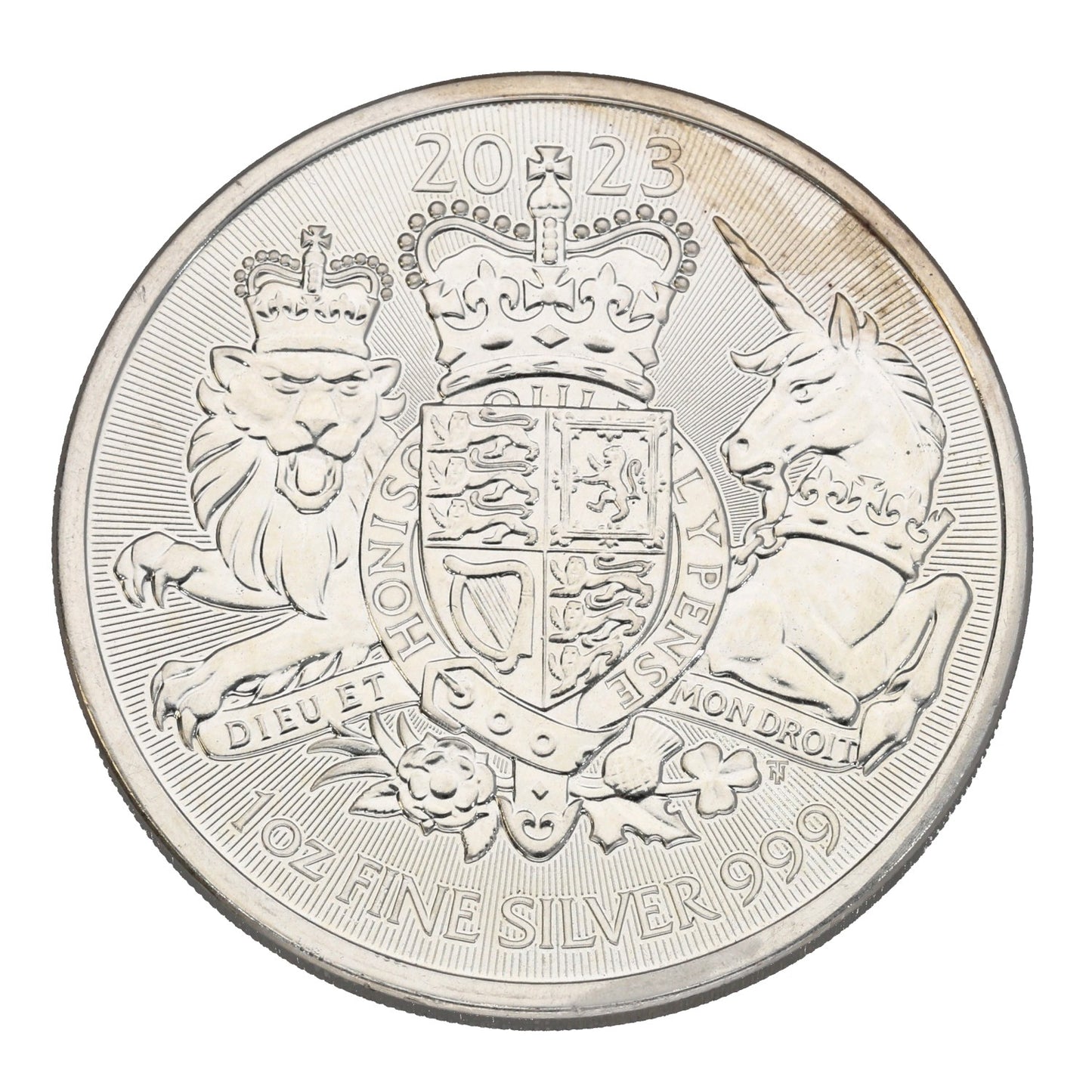 Fine Silver Royal Coat Arms 1 OZ Coin 2023