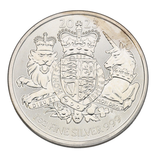 Fine Silver Royal Coat Arms 1 OZ Coin 2023