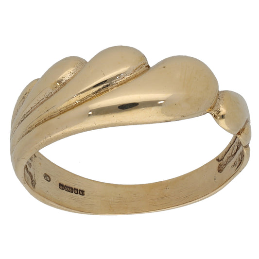 9ct Gold Alternative Ring Size O