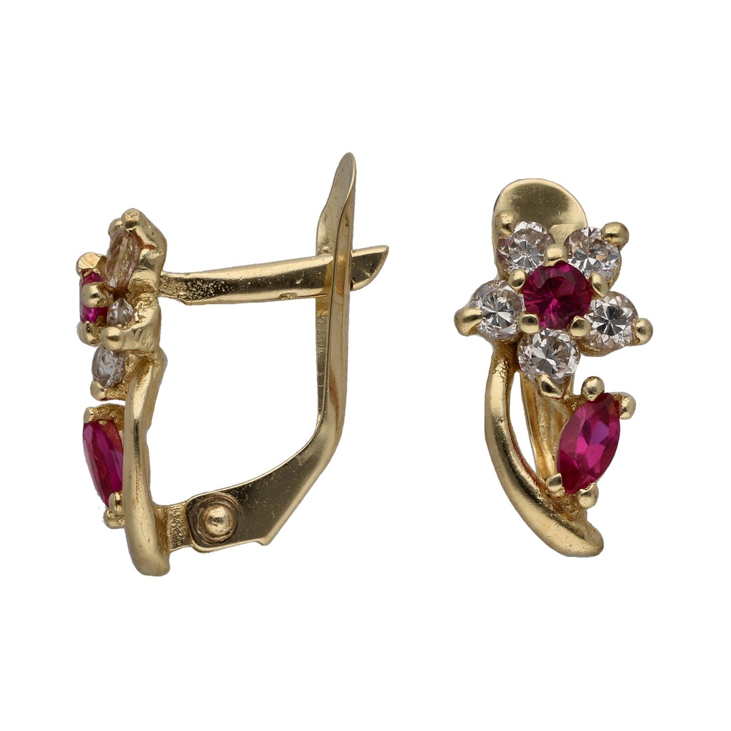 9ct Gold Imitation Gems Dress/Cocktail Earrings