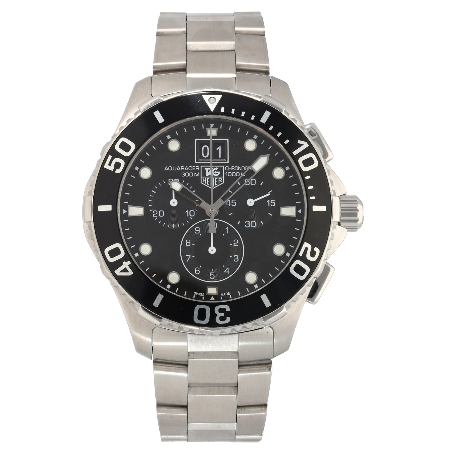 Tag Heuer Aquaracer CAN1010 44mm Stainless Steel Watch