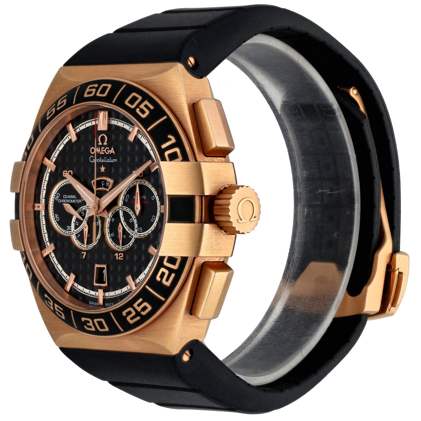 Omega Constellation Double Eagle 121.62.44.52.01.001 44mm Rose Gold Watch