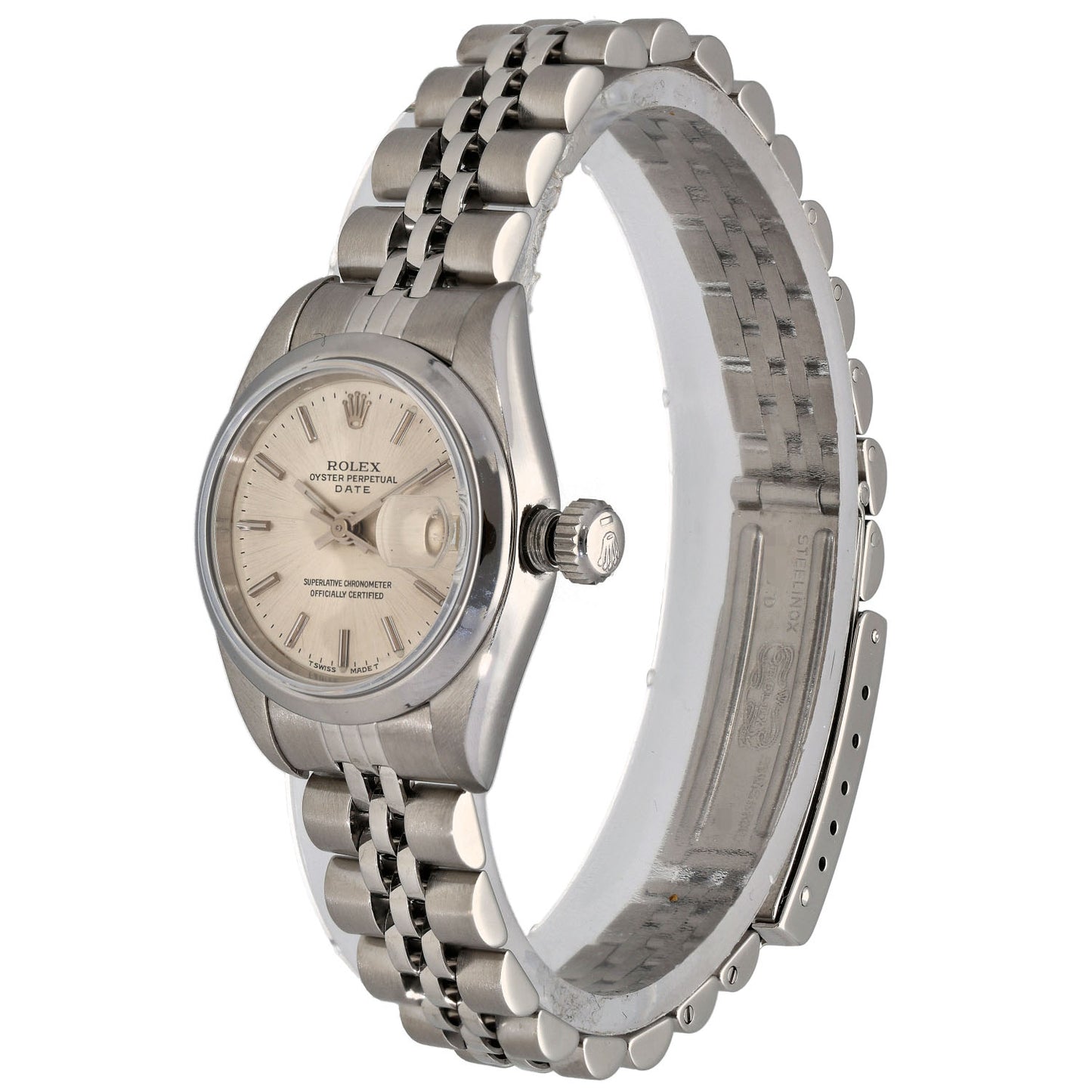 Rolex Date 69160 26mm Stainless Steel Watch