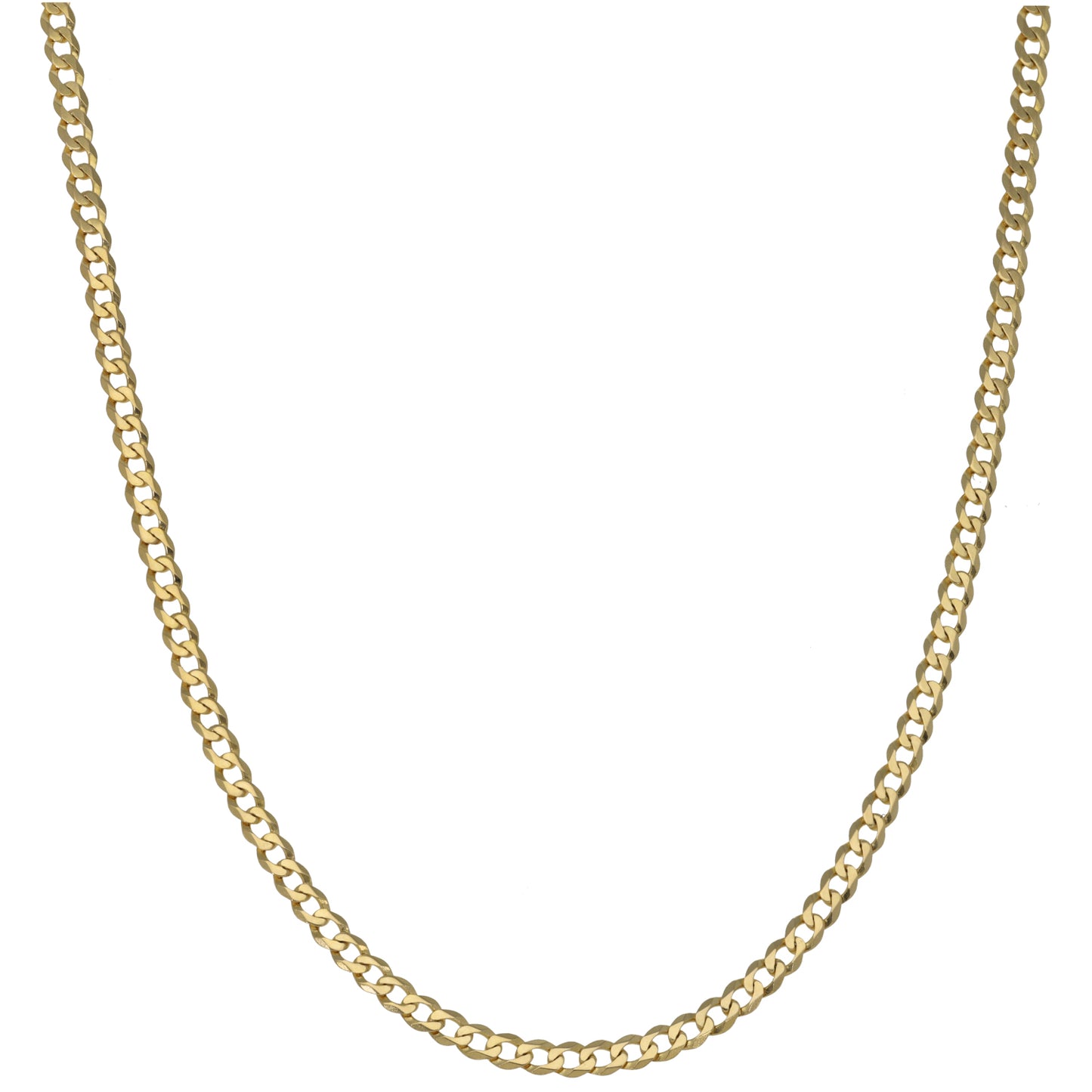 9ct Gold Curb Chain 24"