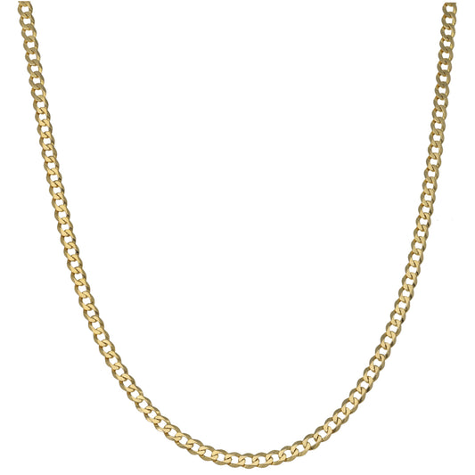 9ct Gold Curb Chain 24"