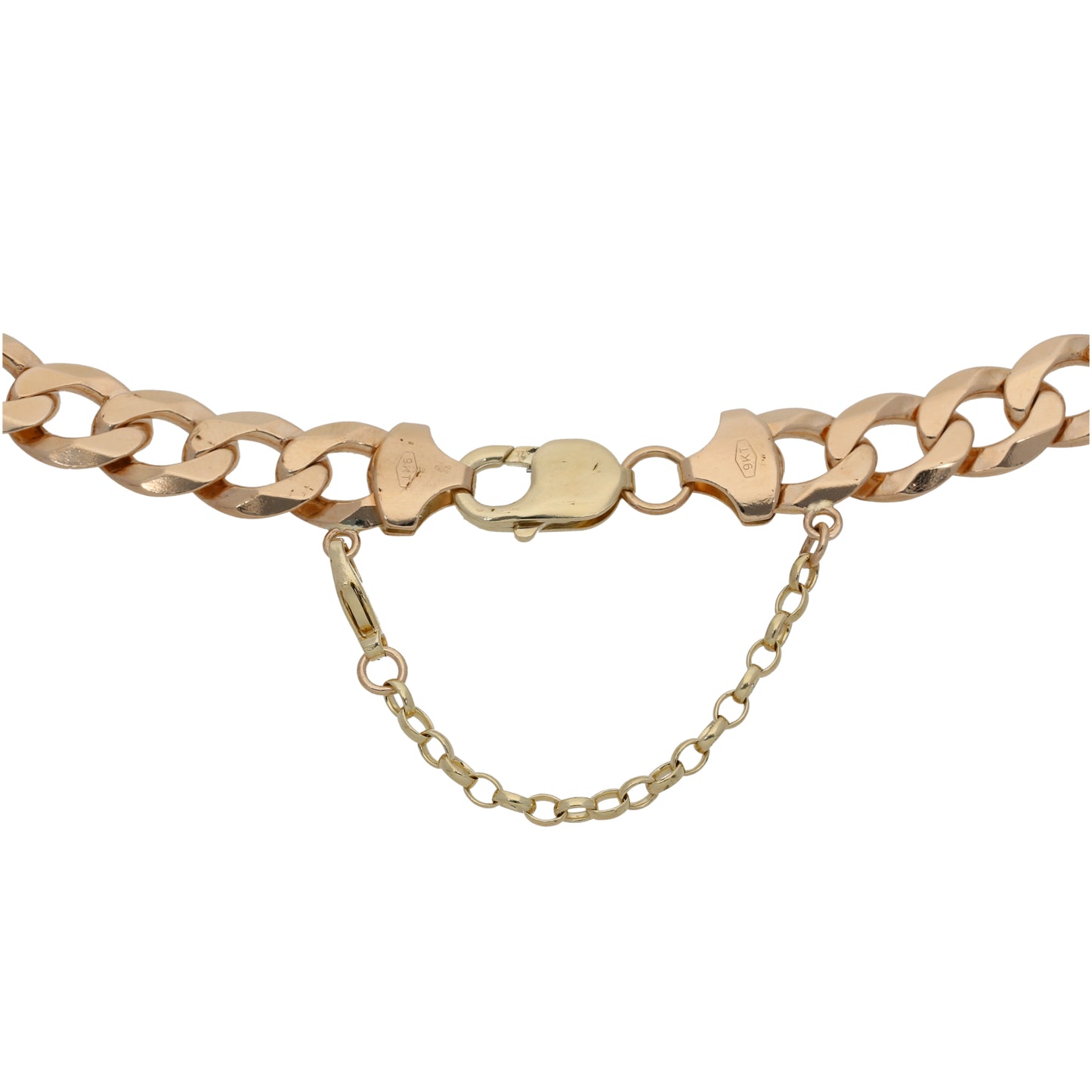 9ct Gold Curb Chain 20"