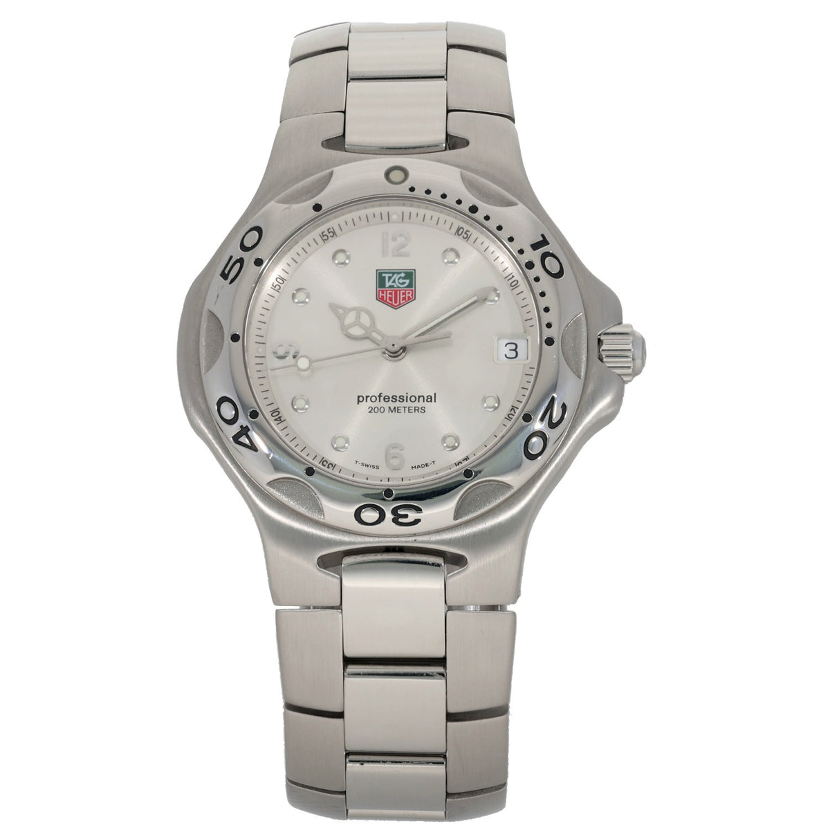 Tag Heuer Kirium WL1114, white dial with circular hour markers, stainless steel