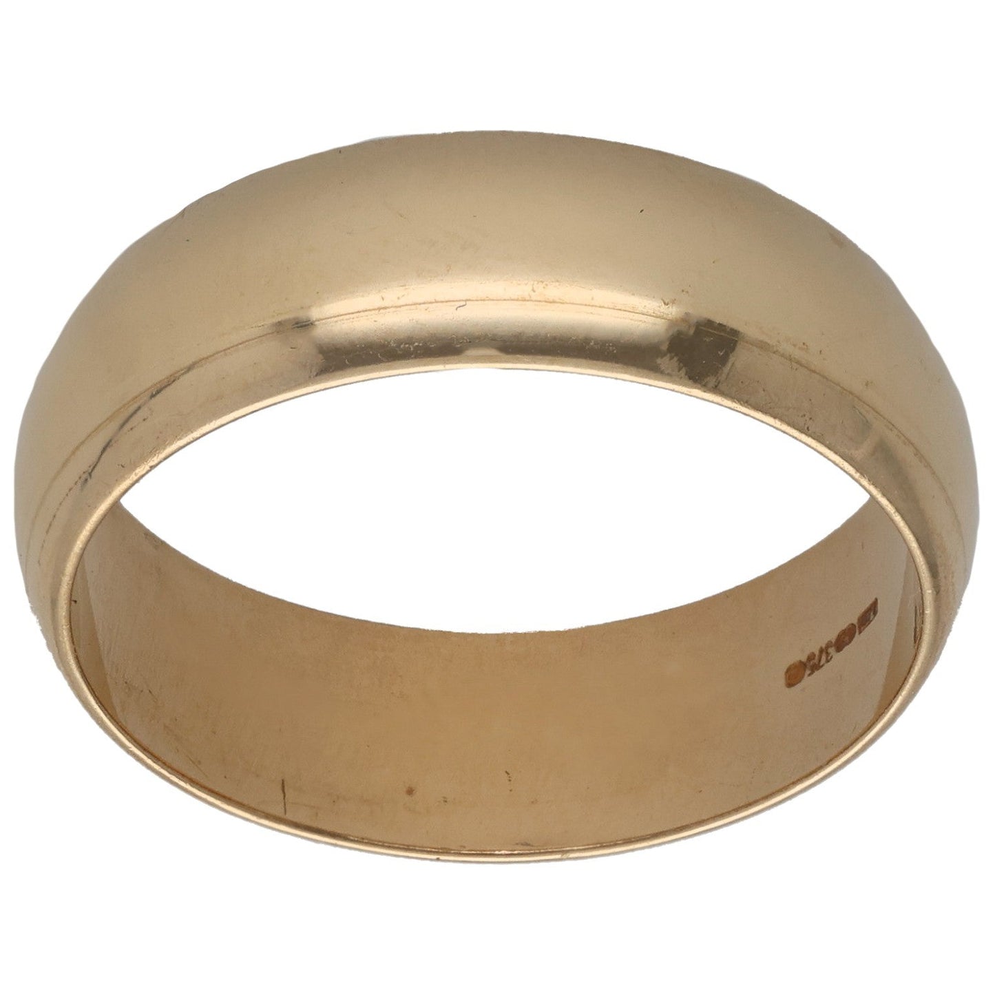 9ct Gold Plain Wedding Ring Size V