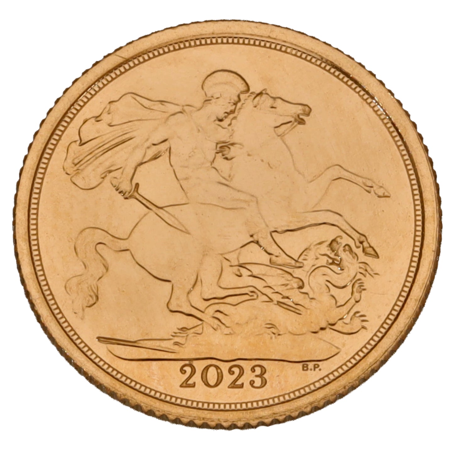22ct Gold King Charles III Quarter Sovereign Coin 2023