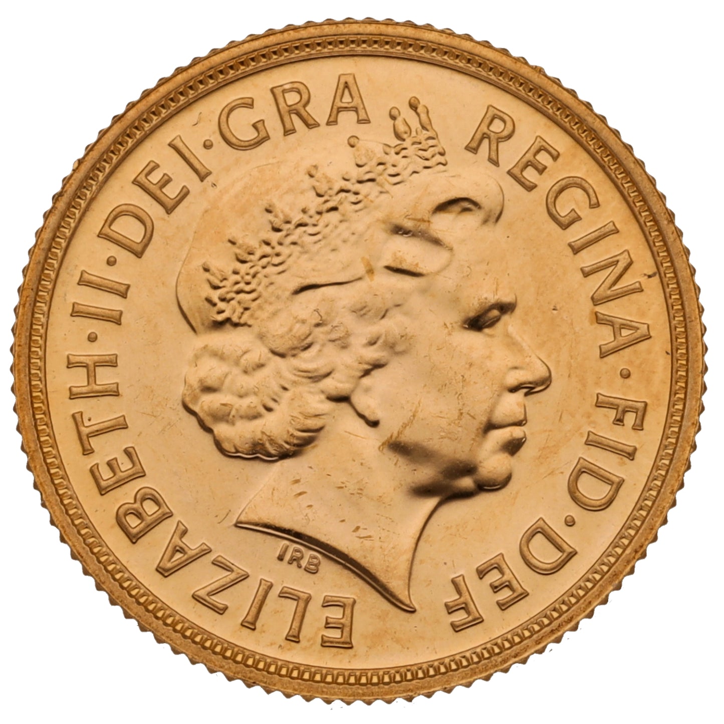 22ct Gold Queen Elizabeth II Full Sovereign Coin 2013