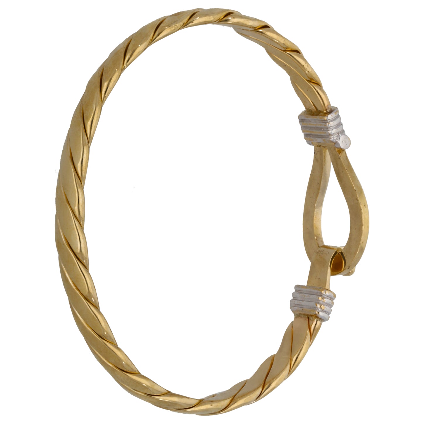 9ct Gold Hinged/Clasp Bangle