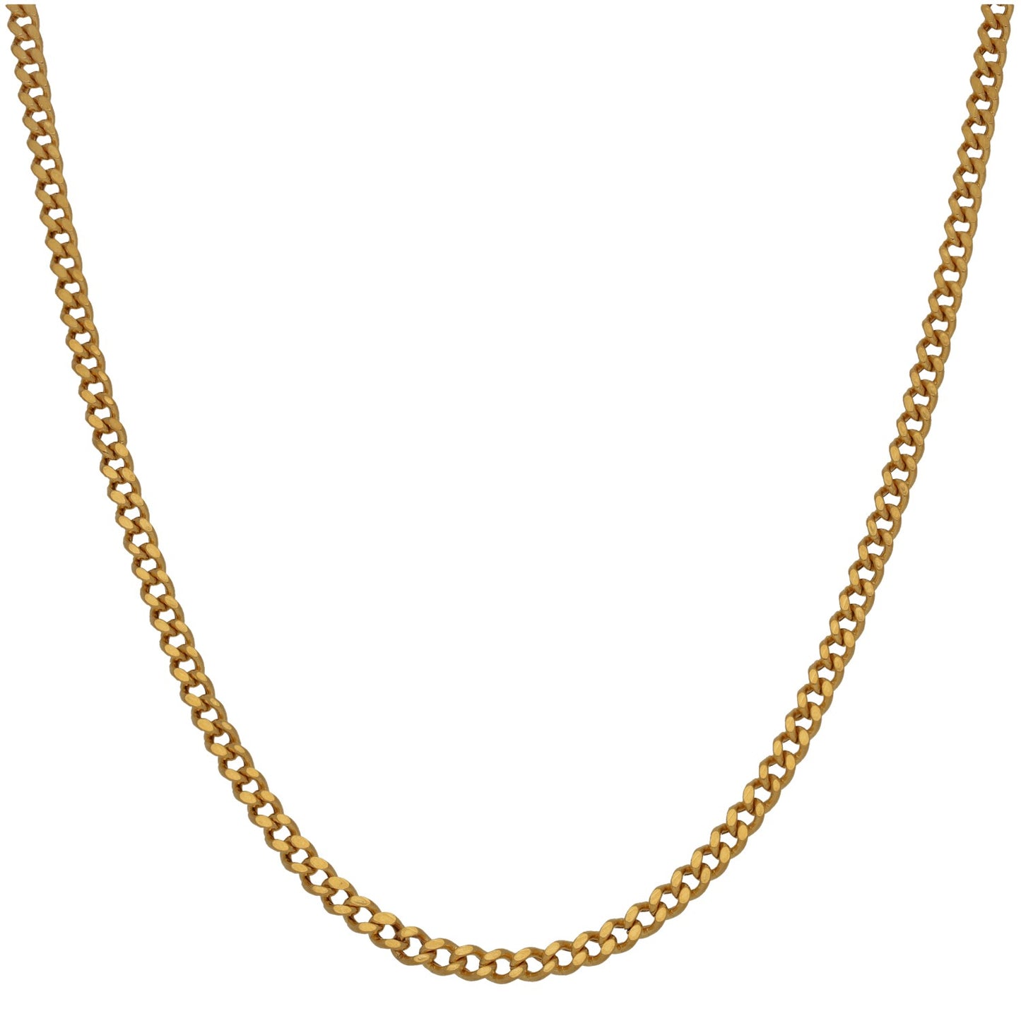 New 22ct Gold Curb Chain 20"