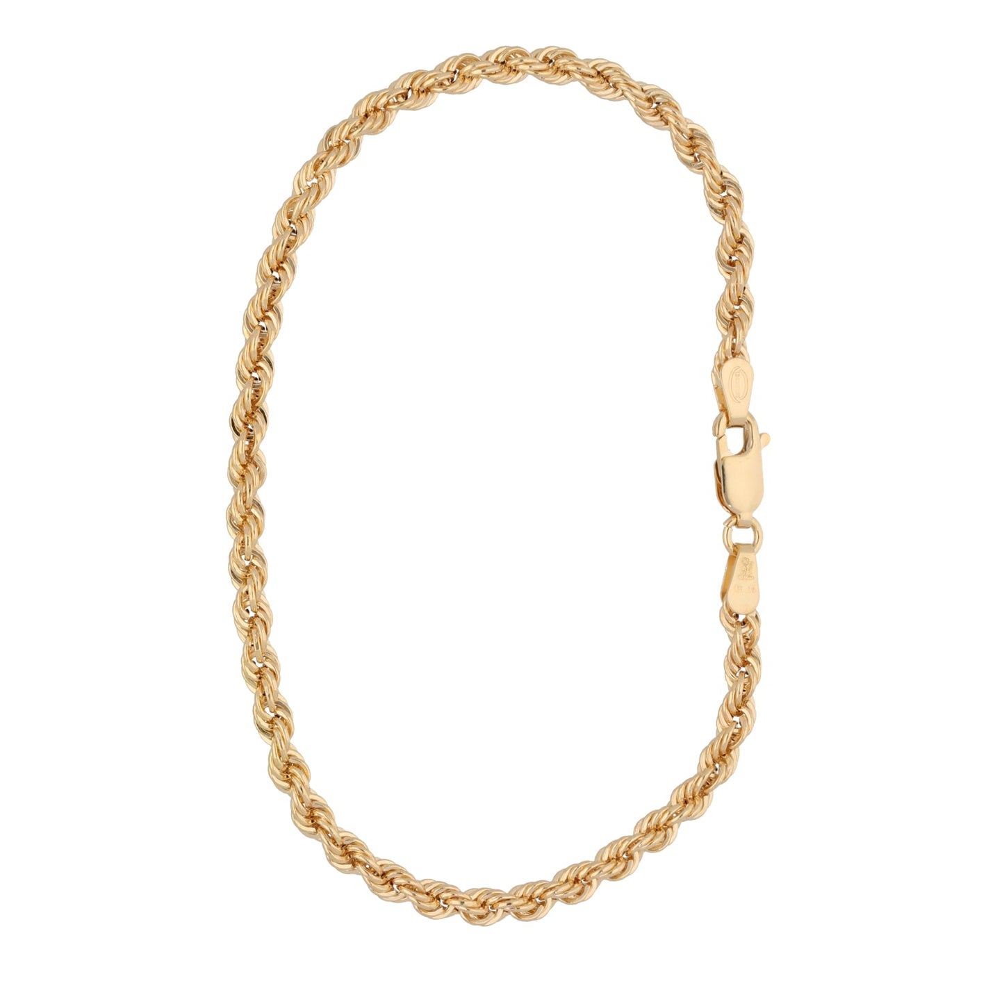 9ct Gold Rope Bracelet